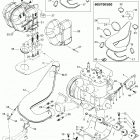 Super Touring 600 01- Engine Mount Plate / Muffler