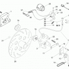 Safari 400 06- Brake Assy
