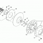 Rave Snowcross Ведомый шкив