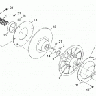 G-Touring 700 Ведомый шкив