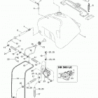 XR 500 LC Топливный бак