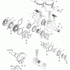 Touring 500 LC 01- Crankshaft Assy