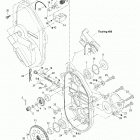 Touring 400 F Картер трансмиссии