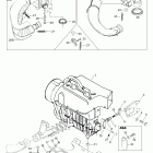 Touring 400 F 01- Engine Mount Plate / Muffler
