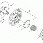 GLX 5900 LCE Ведомый шкив