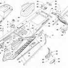 XF 7000 CROSS-TREK GREEN Тунель ,задний бампер и брызговик