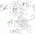 XF 7000 CROSSTOUR ORANGE Передний бампер и рама