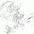 M 6000 SNO PRO 153 GREEN Капот и воздуховоды