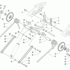 ZR 6000 LTD ES 137 BLACK Задняя подвеска ,задний рычаг