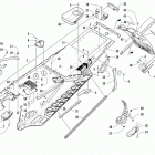 ZR 4000 LXR 129 BLACK Тунель ,задний бампер и брызговик