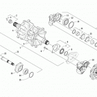 M 6000 SNO PRO 153 GREEN Вал приводной трака и тормоза