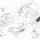 ZR 8000 SNO PRO 129 ES GREEN Поддон и обтекатели