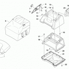 PANTERA 7000 XT LTD Black (US) Third seat and storage assemblies