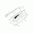 BEARCAT 3000 LT BLUE Задний бампер