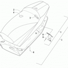 ZR 8000 LTD 129 ES ET Black (US) Seat assembly (black)