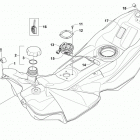 PANTERA 3000 BLACK Топливный бак