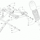 ZR 6000 LTD ES 129 ORANGE Задняя подвеска ,передний рычаг