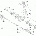 PANTERA 7000 LTD BLACK Поршни и коленвал