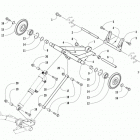 M 8000 HARD CORE MOUNTAIN CAT 162 GREEN Задняя подвеска ,задний рычаг