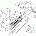 ZR 8000 RR ES 129 GREEN Тунель ,задний бампер и брызговик