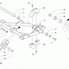M 8000 HARD CORE MOUNTAIN CAT 162 GREEN Задняя подвеска ,передний рычаг