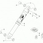 M 6000 SNO PRO 153 GREEN Задняя подвеска ,задний амортизатор