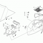 ZR 8000 SNO PRO ES 129 GREEN Ветровое стекло и панель инструментов