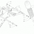 ZR 6000 LTD ES EB 129 Задняя подвеска ,передний рычаг