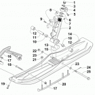 BEARCAT 2000 XT BLUE Ski and spindle assembly (us)