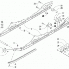 PANTERA 3000 BLACK Рельс скольжения и гусеница