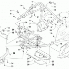 BEARCAT 7000 XT BLUE Передний бампер, рама и суппорт рулевого управления