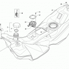 ZR 3000 LXR 129 BLACK Топливный бак