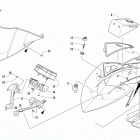 M 8000 HARD CORE MOUNTAIN CAT 162 GREEN Ветровое стекло и панель инструментов