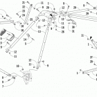 M 6000 SE ES 153 GREEN Крепление рулевого управления
