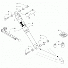 M 6000 SNO PRO 153 GREEN Передний амортизатор