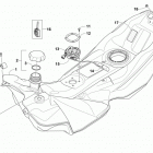 BEARCAT 3000 LT BLUE Топливный бак