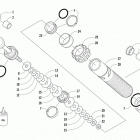 BEARCAT 3000 LT BLUE Передний амортизатор