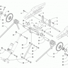 ZR 4000 LXR 129 BLACK Задняя подвеска ,задний рычаг