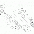 ZR 6000 SNO PRO ES 137 GREEN Задняя подвеска ,задний амортизатор