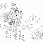 M 8000 MOUNTAIN CAT ES 162 GREEN Опора двигателя и вариатор