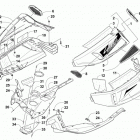 LYNX 2000 LT BLACK Поддон и обтекатели