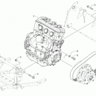 PANTERA 7000 XT LTD BLACK Опора двигателя и вариатор