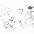 ZR 4000 LXR 129 BLACK Ветровое стекло и панель инструментов