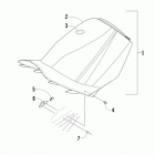 M 6000 SNO PRO 153 GREEN Сидение