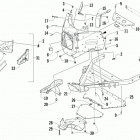 ZR 6000 LXR ES 129 BLACK Передний бампер и рама