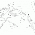 ZR 6000 RR ES 137 GREEN Задняя подвеска ,передний рычаг