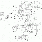 M 6000 SE ES 153 GREEN Передний бампер и рама
