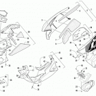 M 6000 SNO PRO 153 GREEN Поддон и обтекатели