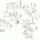 LYNX 2000 LT BLACK Крепление сидения