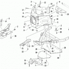 M 8000 HARDCORE LTD 153 Green (OS) Передний бампер и рама